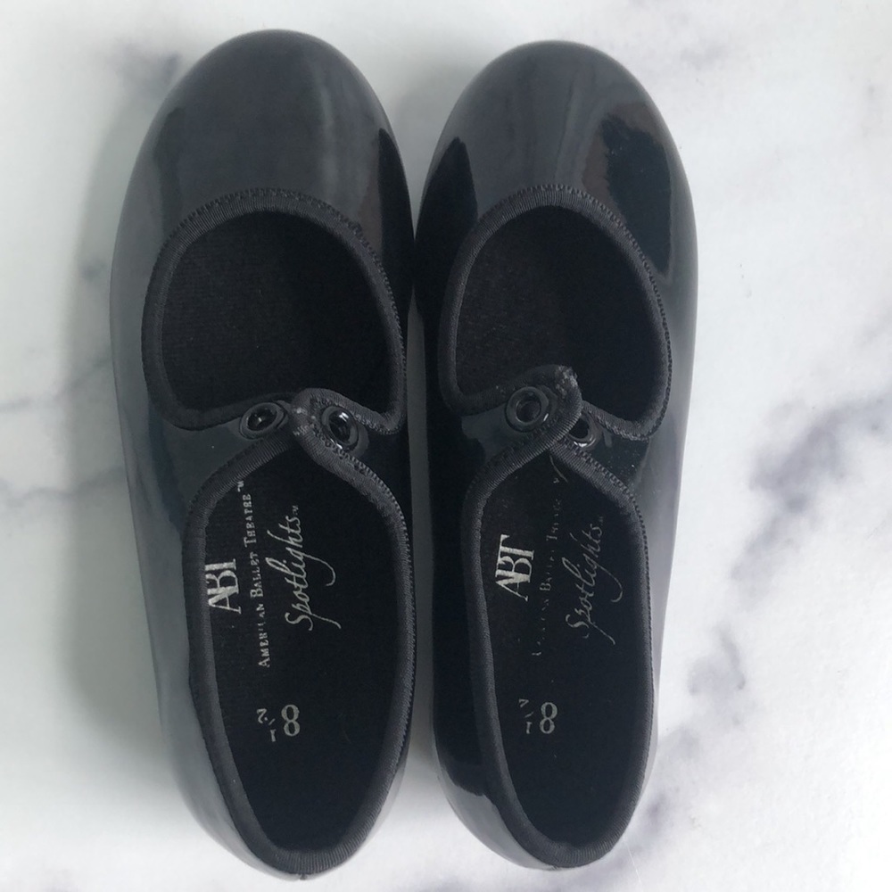 ABT by Spotlights Little Girls Tap Shoes Black Size 8.5